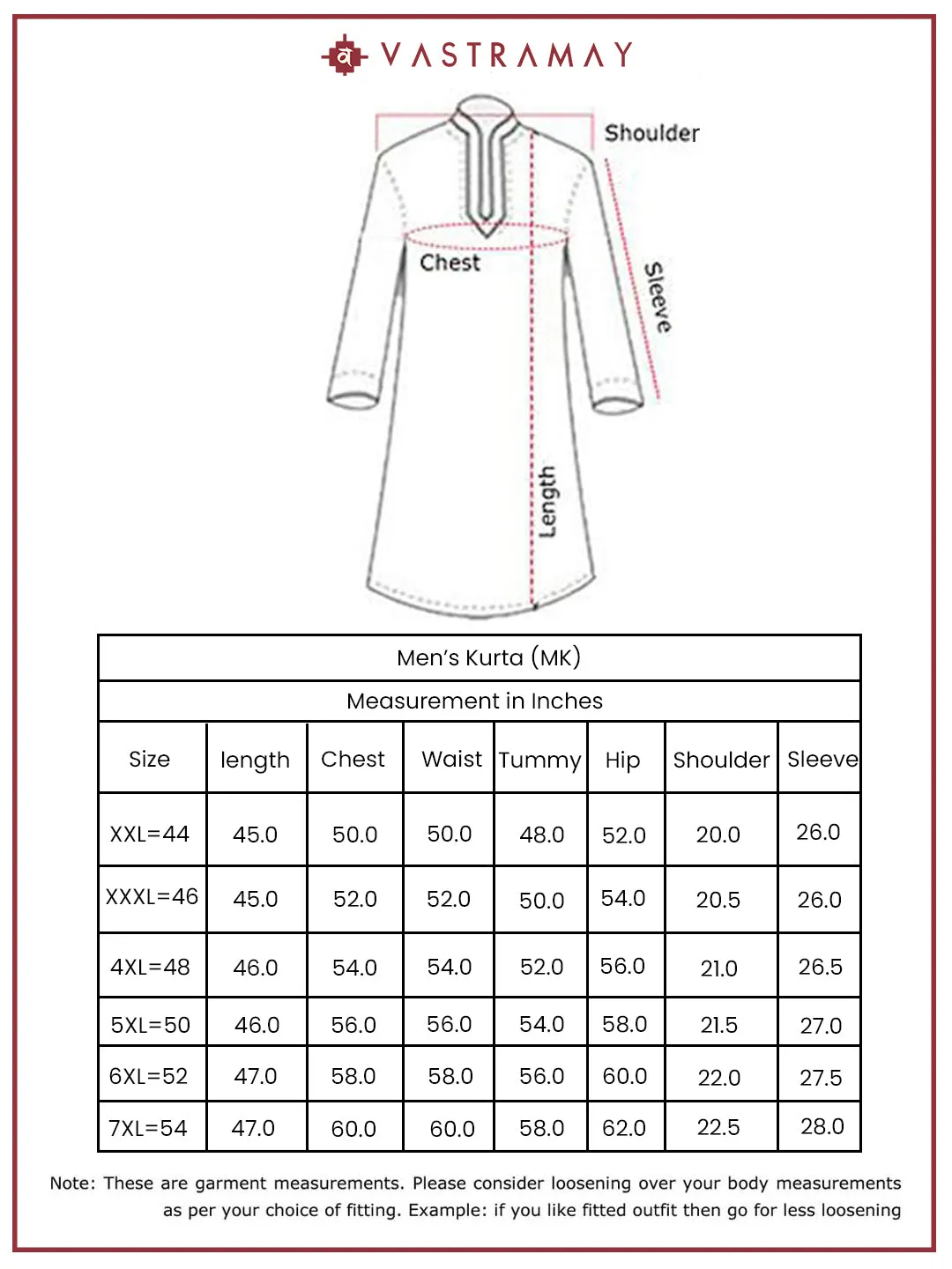 Vastramay Plus Men's Black Cotton Linen Kurta
