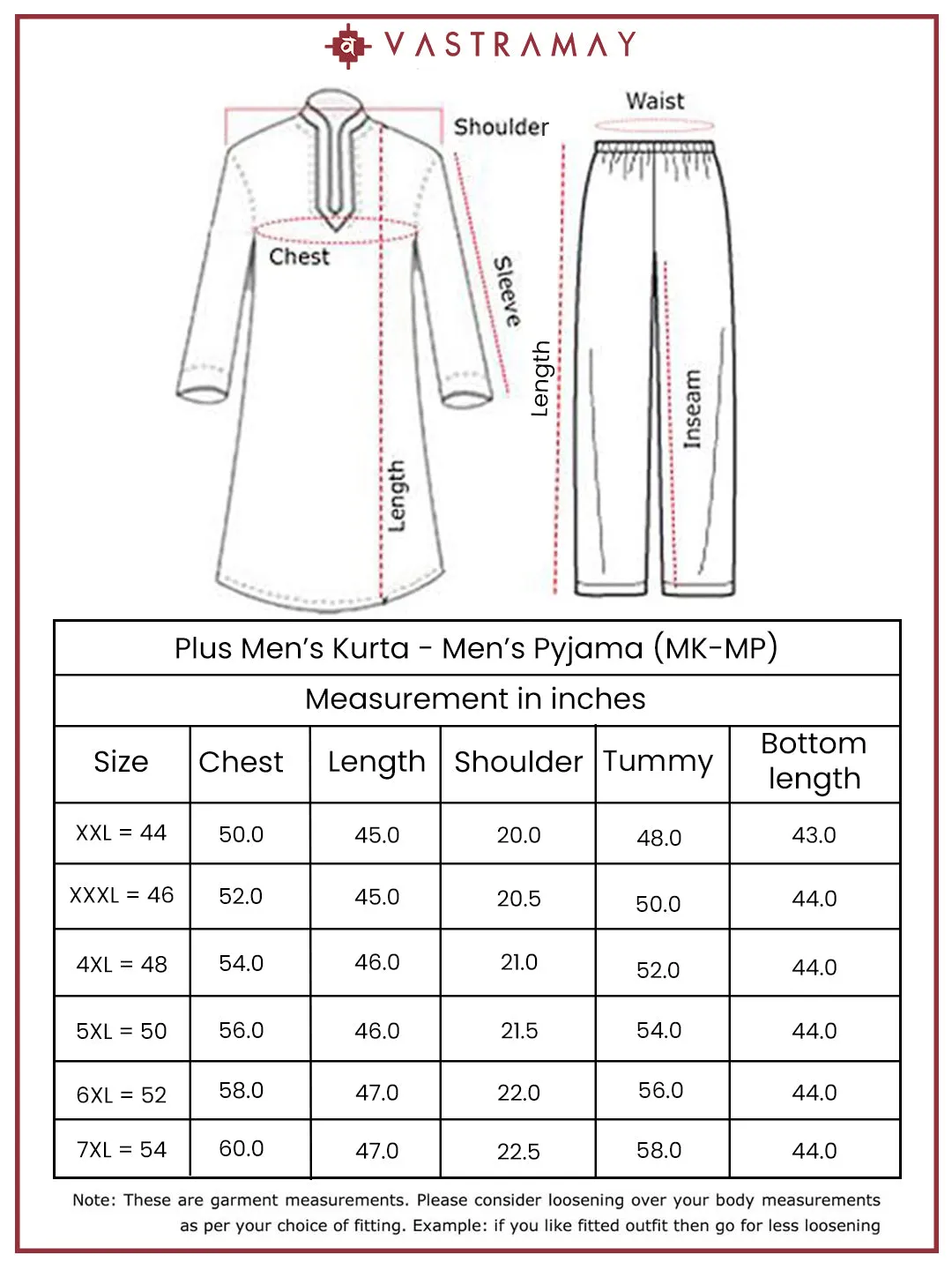 Vastramay Plus Men's Navy Blue Silk Blend Kurta Pyjama Set