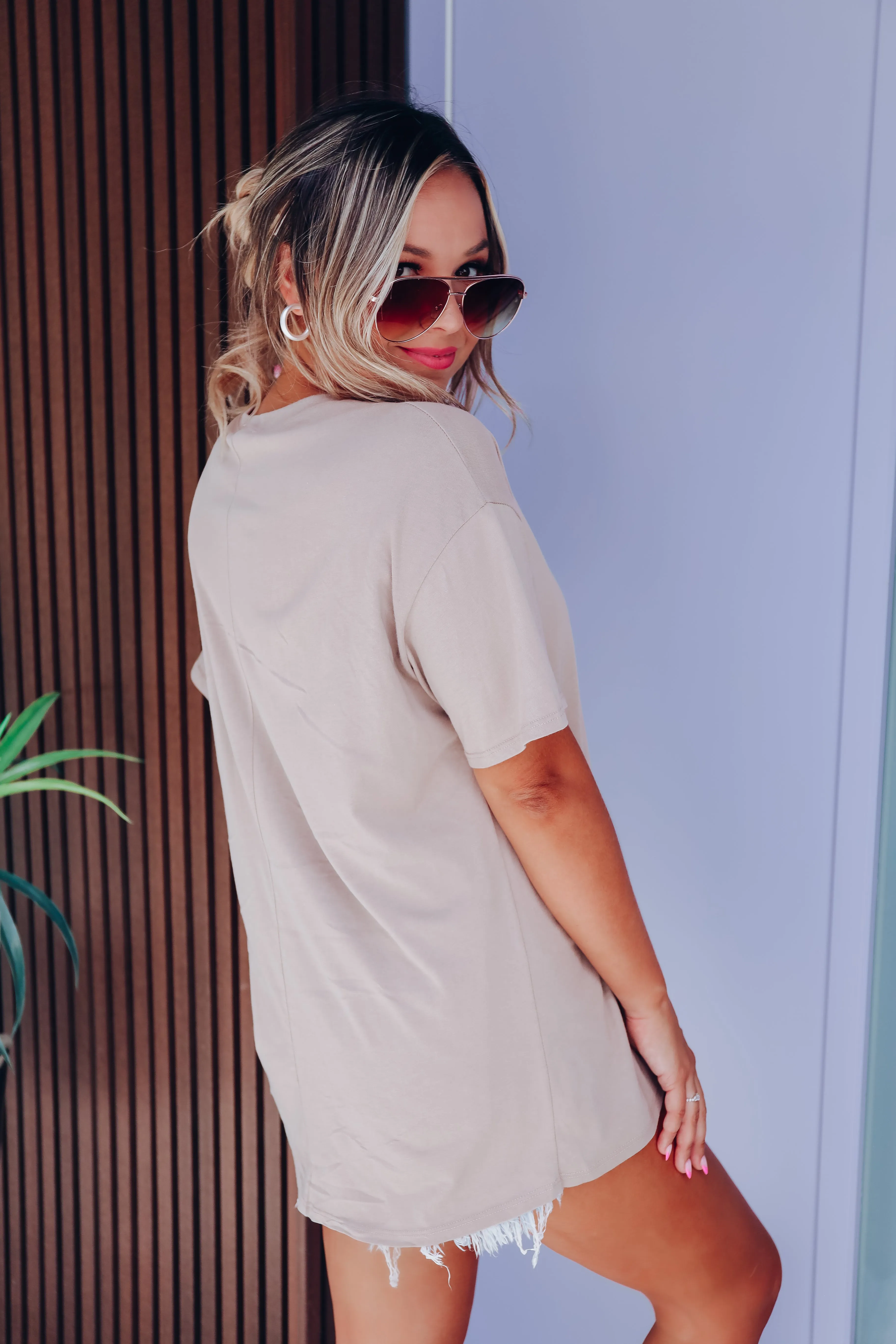 Yeehaw Graphic Tee - Mocha