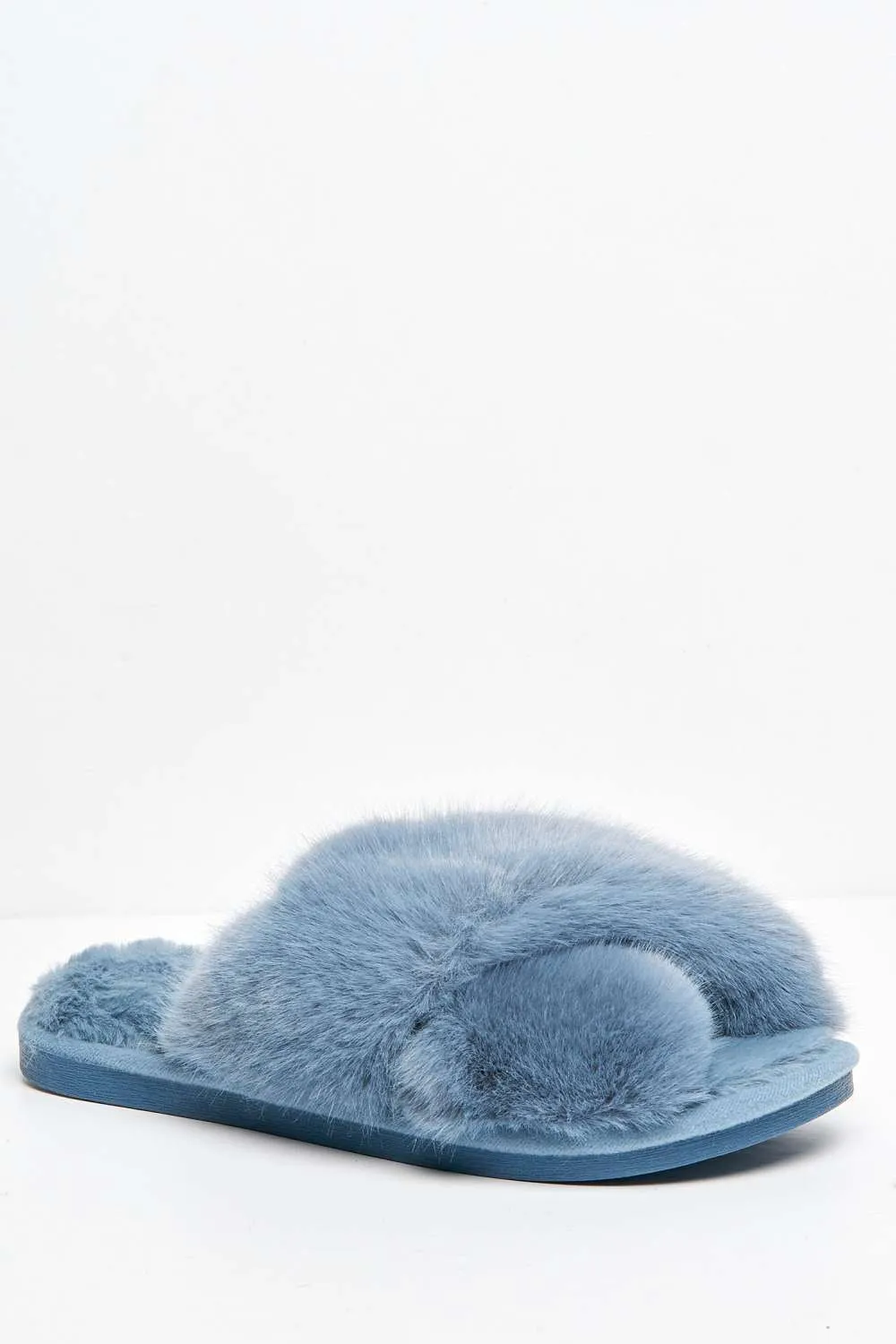 Zhuzh Fluffy Knot Slider in Blue