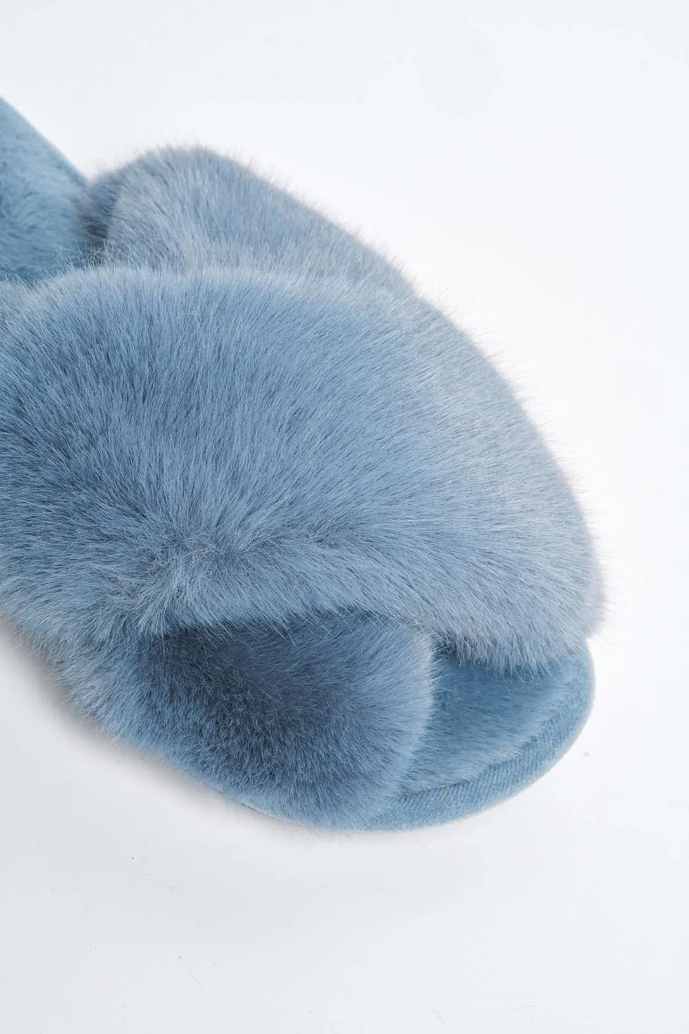 Zhuzh Fluffy Knot Slider in Blue